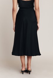 Eva Satin Slip Midi Skirt