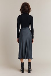 Luna Satin Slip Skirt
