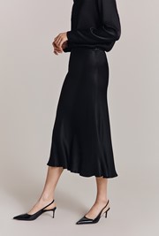 Luna Satin Slip Skirt