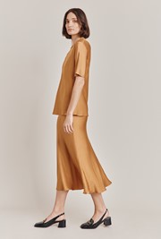 Luna Satin Slip Skirt