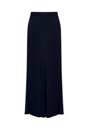 Luna Navy Satin Slip Skirt | Ghost London