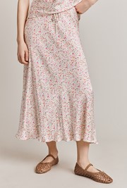 Darcy Satin Midi Skirt