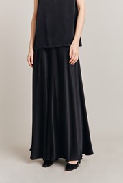 Adrianna Satin Maxi Slip Skirt