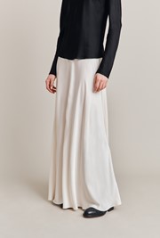 Adrianna Satin Maxi Slip Skirt