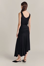 Skye Satin Midi Skirt