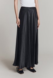 Adrianna Spot Midi Skirt 