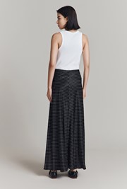 Adrianna Spot Midi Skirt 
