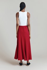 Charlee Cotton Broderie Midi Skirt