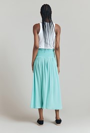 Ember Crinkle Midi Skirt