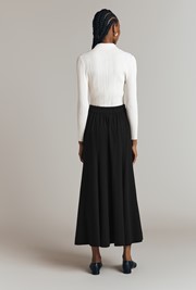 Emmie Cotton Jersey Midi Skirt