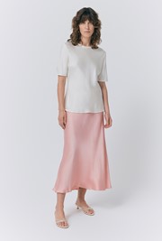 Luna Satin Slip Skirt