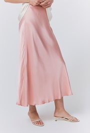 Luna Satin Slip Skirt