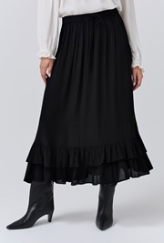 Scarlett Crepe Midi Skirt