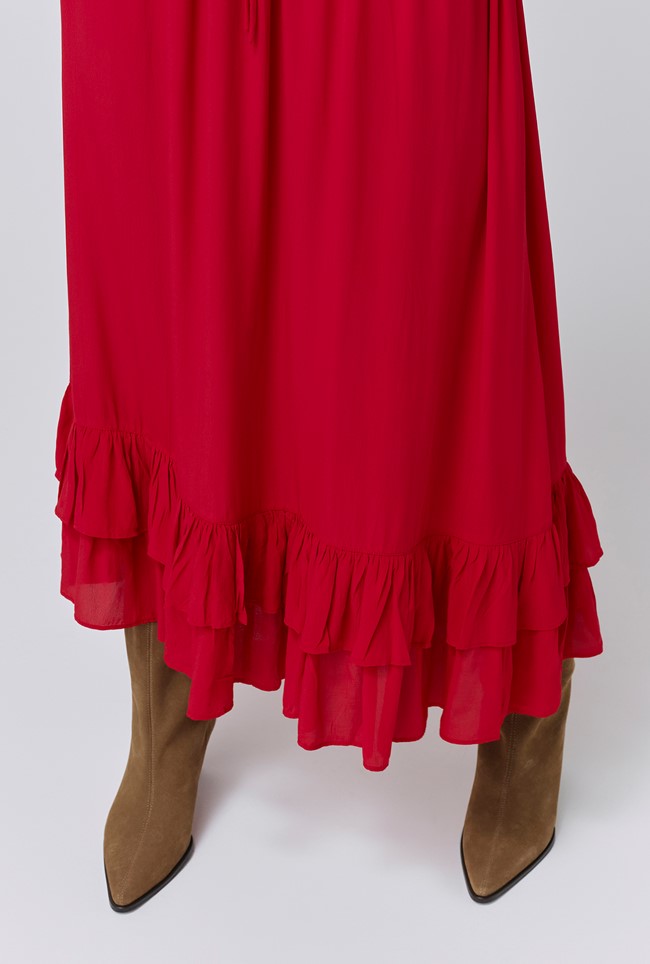 Scarlett Crepe Midi Skirt