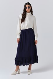 Scarlett Crepe Midi Skirt