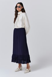 Scarlett Crepe Midi Skirt