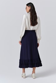 Scarlett Crepe Midi Skirt