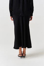 Lyra Crepe Midi Skirt