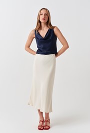 Lyra Crepe Midi Skirt