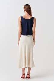 Lyra Crepe Midi Skirt