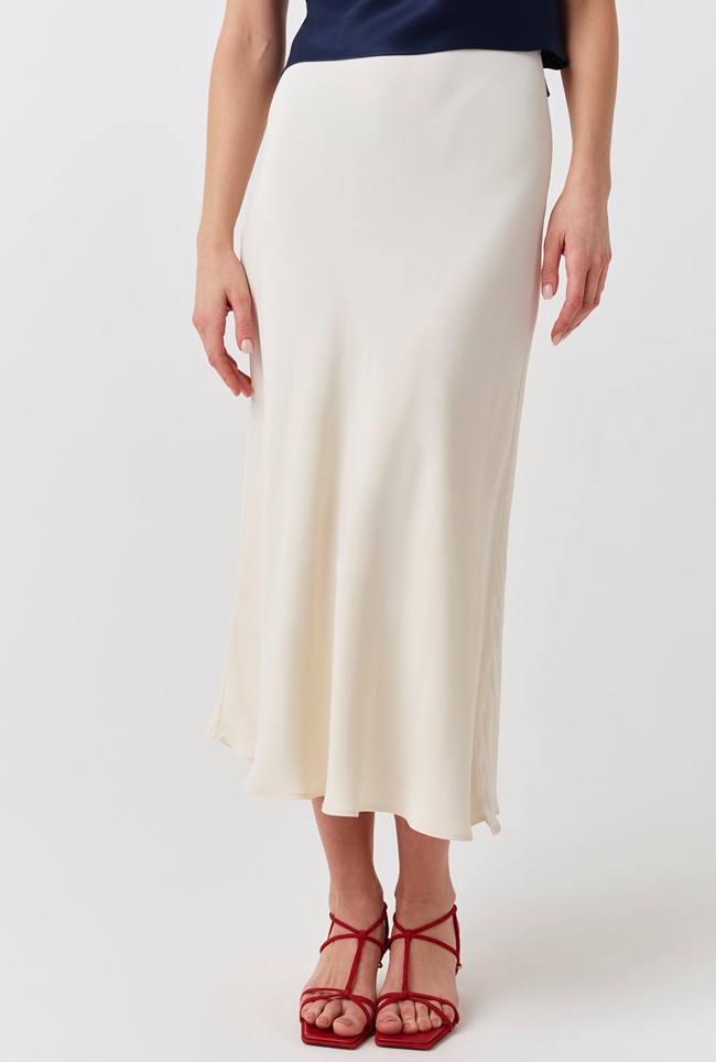 Lyra Crepe Midi Skirt