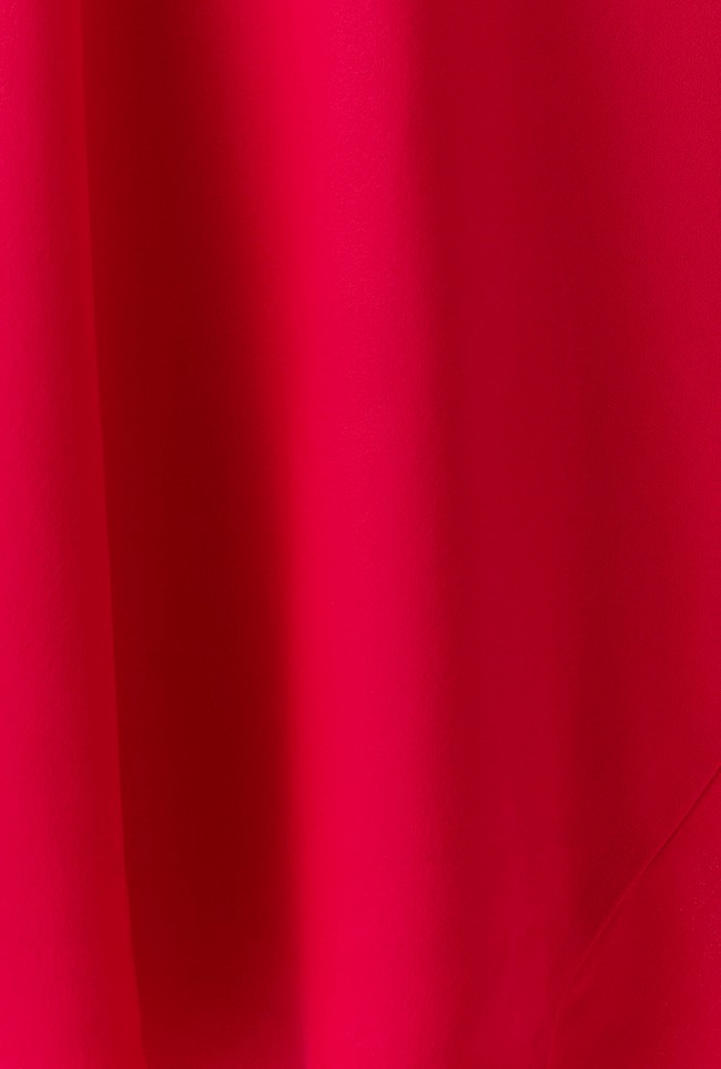 Dahlia Picot Trim Satin Midi Skirt