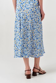Luna Satin Midi Slip Skirt