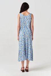 Luna Satin Midi Slip Skirt