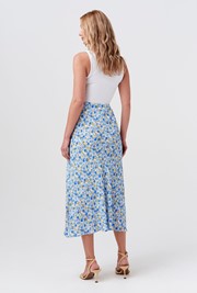 Luna Crepe Midi Slip Skirt