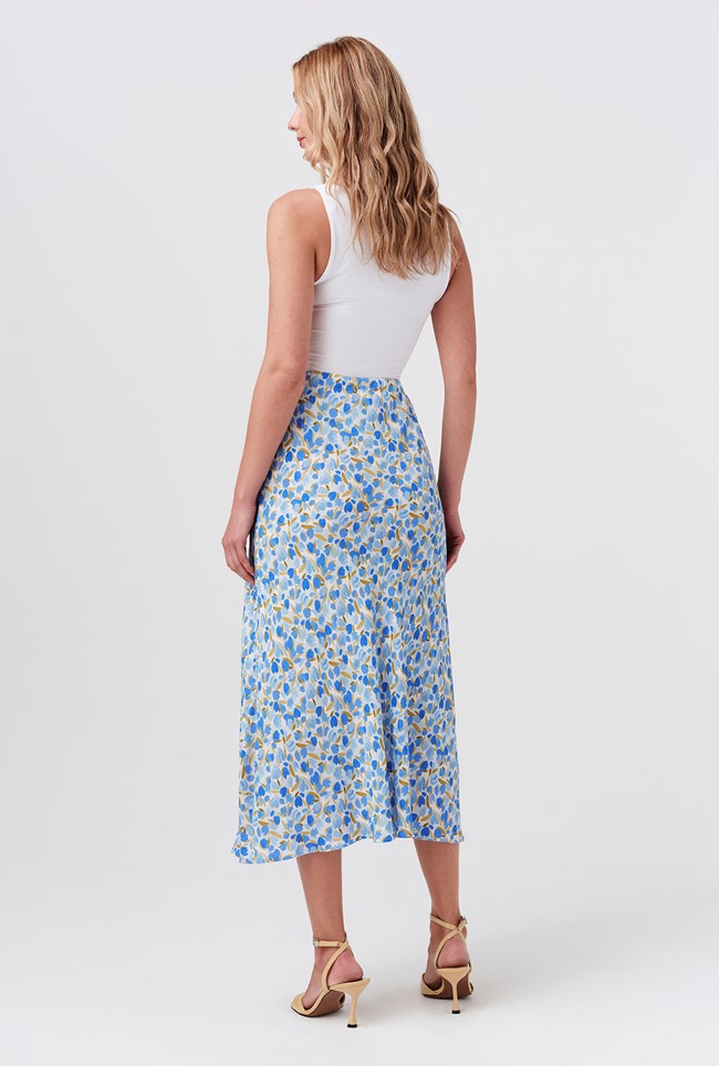 Luna Crepe Midi Slip Skirt