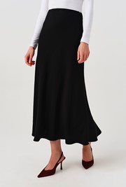 Lyra Midi Satin Skirt