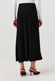 Lyra Midi Satin Skirt