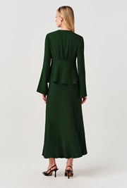 Lyra Midi Satin Skirt