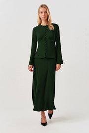 Lyra Midi Satin Skirt