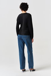 Lucille Long Sleeve Satin Top
