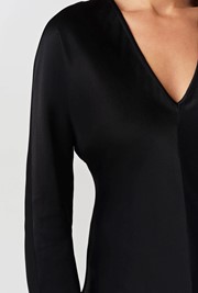 Lucille Long Sleeve Satin Top