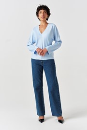 Lucille Long Sleeve Satin Top