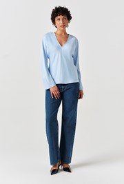Lucille Long Sleeve Satin Top