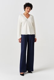 Lucille Long Sleeve Satin Top