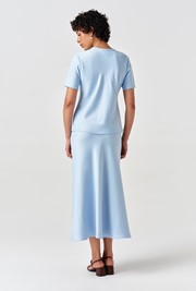 Ria Short Sleeve Satin Top