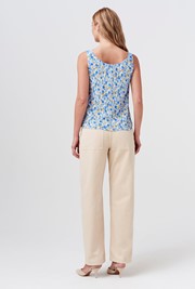 Nyla Cowl Neck Crepe Top