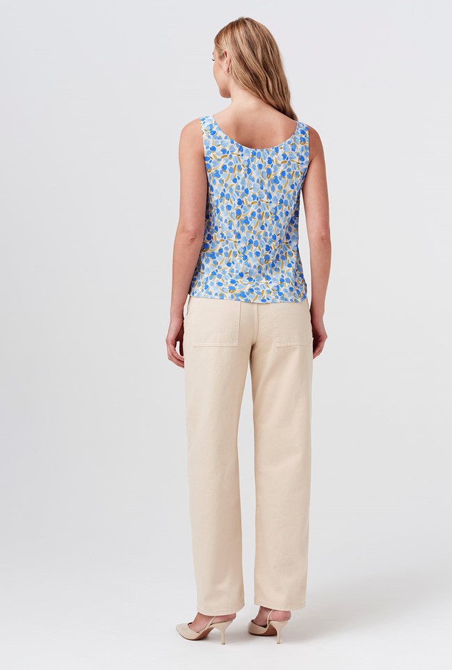 Nyla Cowl Neck Crepe Top