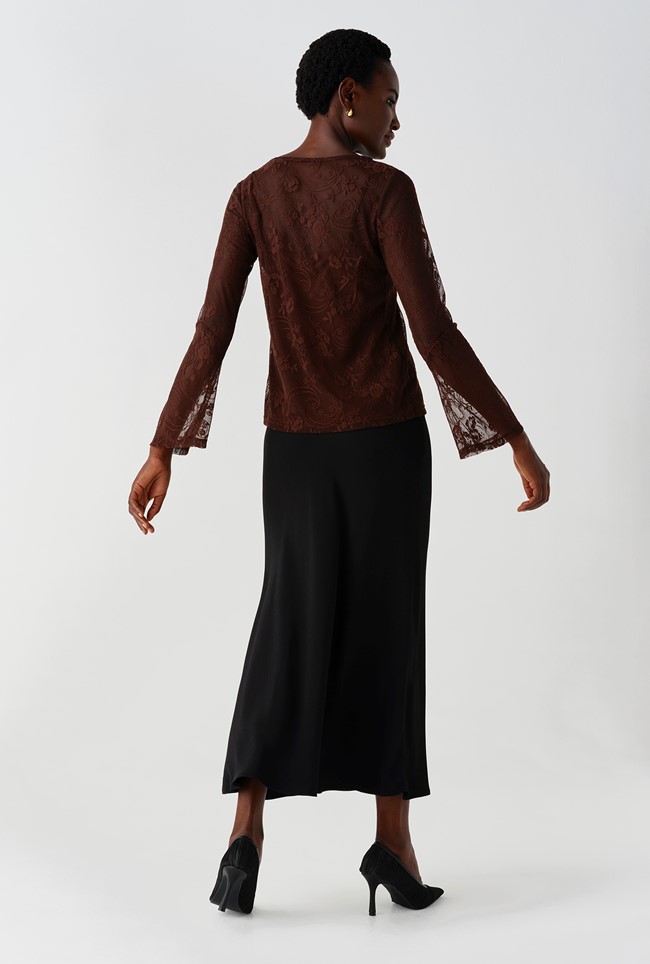 Lindsay Lace Long Sleeve Top