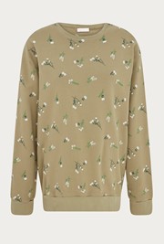 Embroidered Organic Loose Sweatshirt