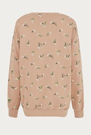 Embroidered Organic Loose Sweatshirt