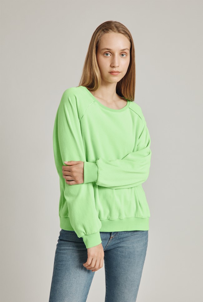 Velour Slouchy Top